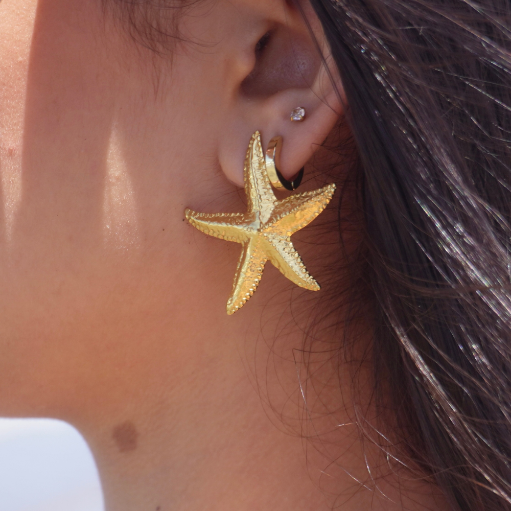 Big Starfish Earrings