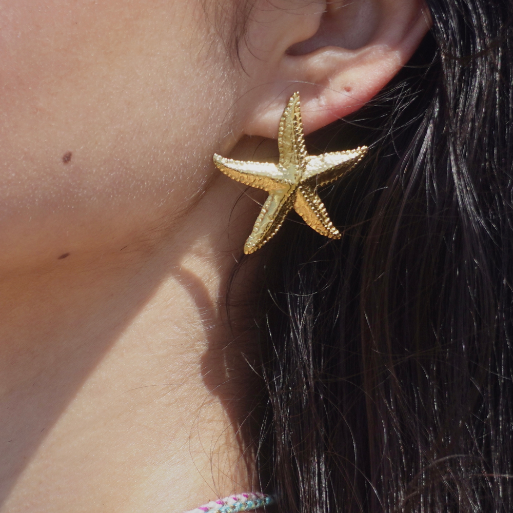 Big Starfish Earrings