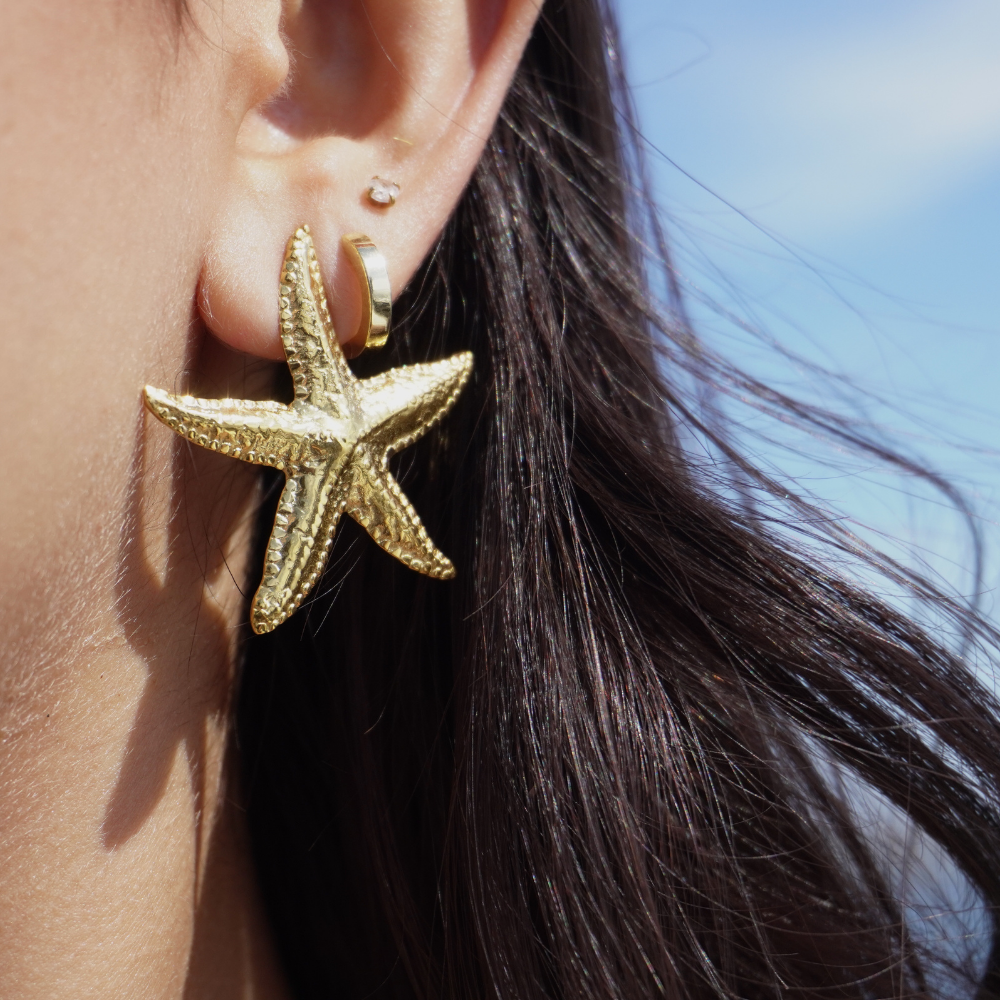 Big Starfish Earrings