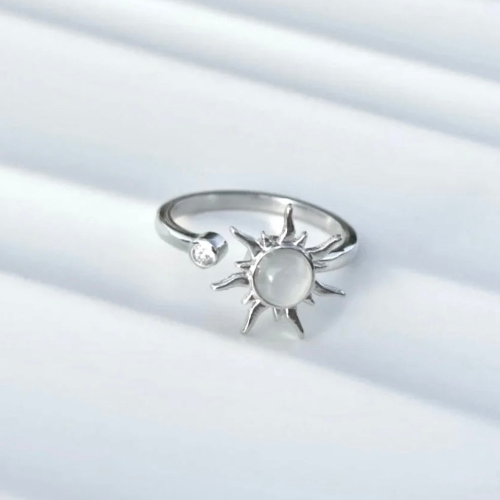 Sun Fidget Spinner Ring