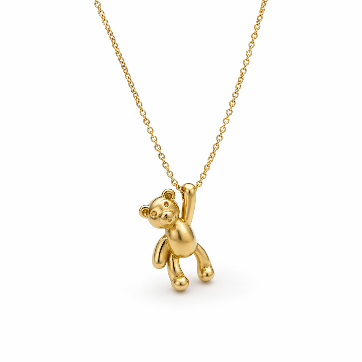 Hanging Teddy Necklace