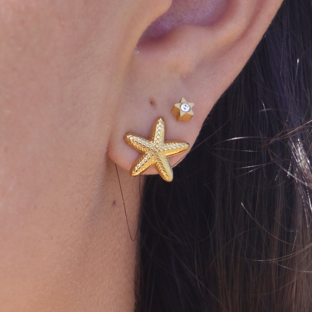 Starfish Stud Earrings