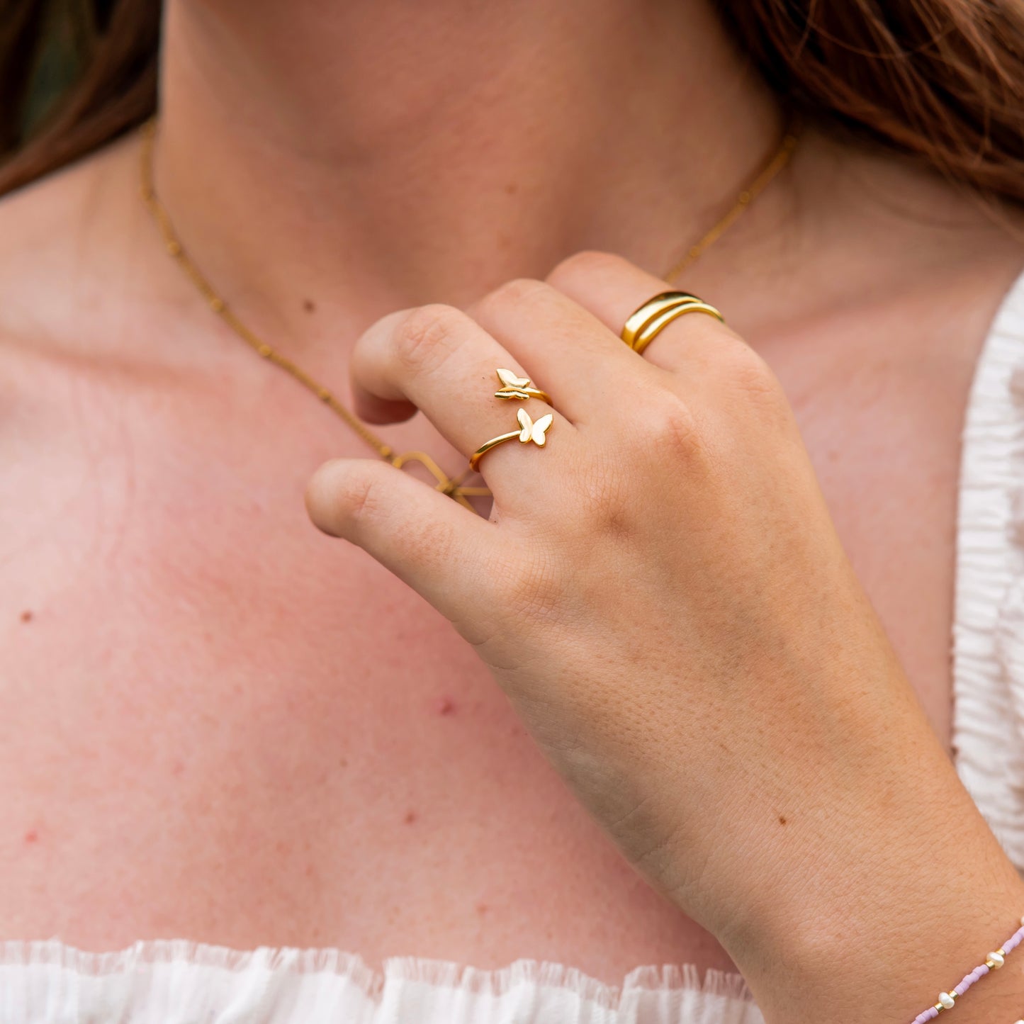 Mini Butterflies Ring