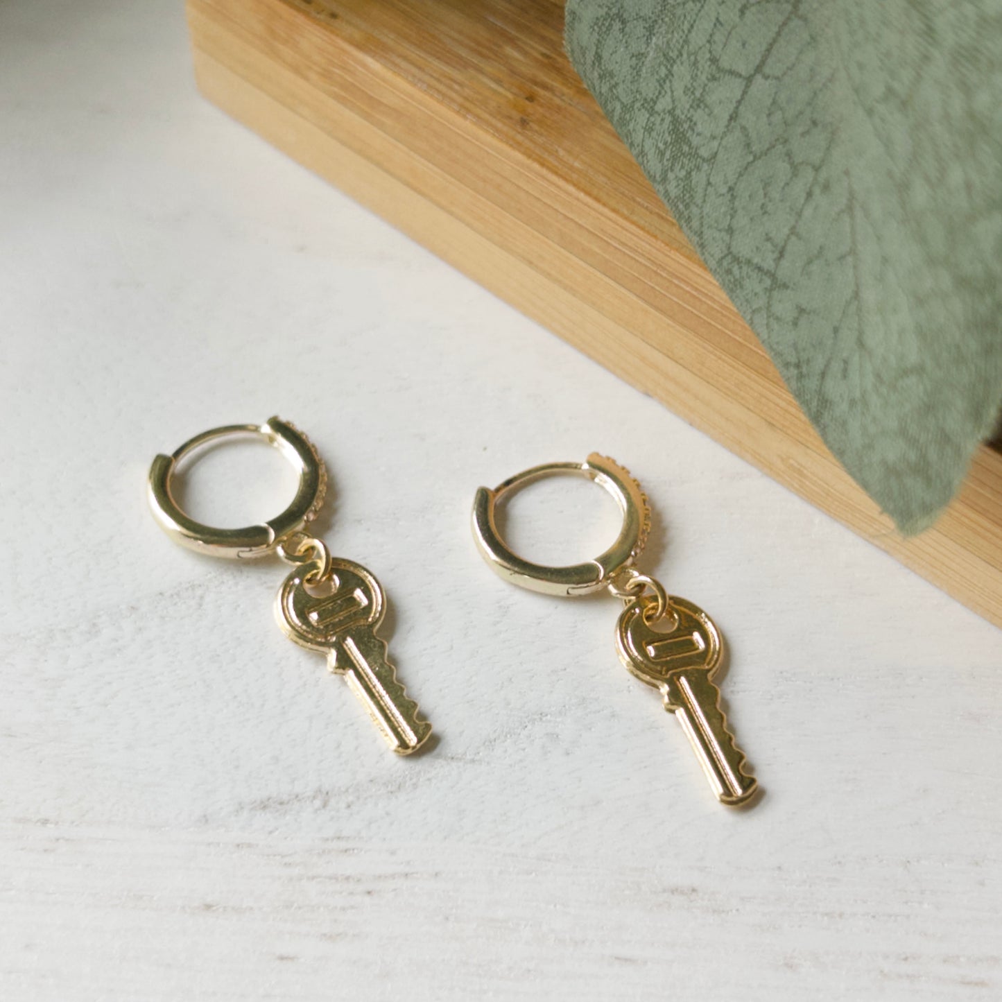 Mini Keys Earrings