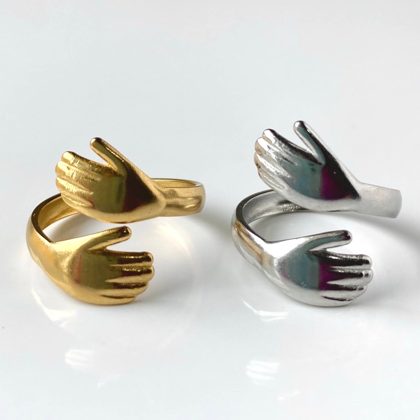 Hug Hands Ring